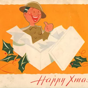 WW2 Christmas Card, The Best Present!