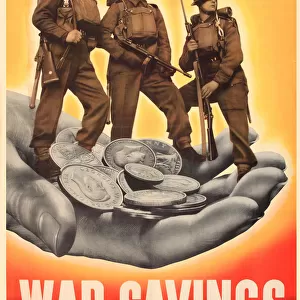 WW2 poster, Lend a Hand, War Savings