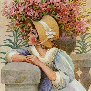 Young girl in a bonnet