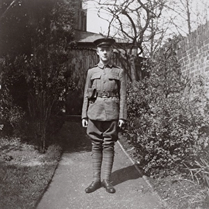 Young man from Marlborough College in OTC uniform
