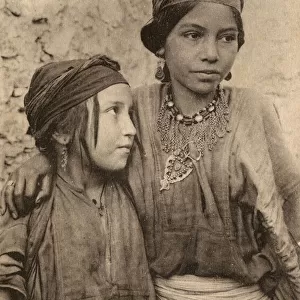 Young women of the Kabyle Tribe, Algeria
