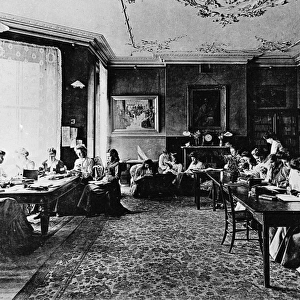Young women at Queens College, Harley Street, London