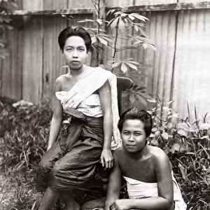 Two young women, Siam (Thailand) c. 1880