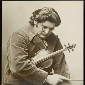 Ysaye with Violin Photo