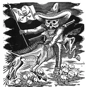 Zapatista caricature, Mexico