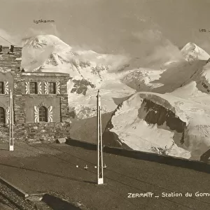 Zermatt, Switzerland - Gornergrat Railway Station