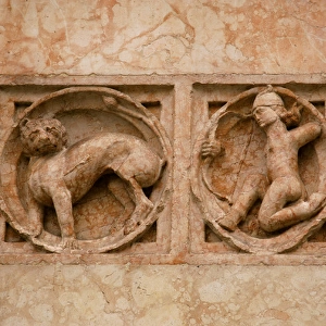 Zoophorus. Detail. Baptistery of Parma