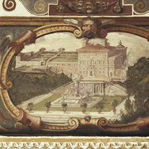ZUCCHI, Paolo (16th c. ). Sight of Villa Medici