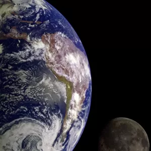 The Earth & Moon
