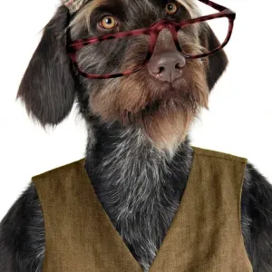 German Wire-Haired Pointer Print with a Dapper Twist German Wire-Haired Pointer Print with a Dapper Twist