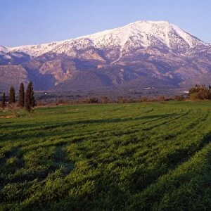 Greece - mount Dirfas from the West Evvia, Greece