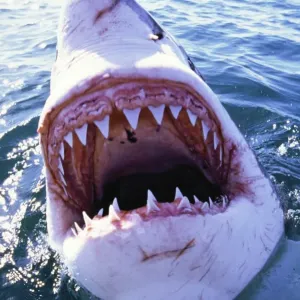 Great White Shark Close-Up Print