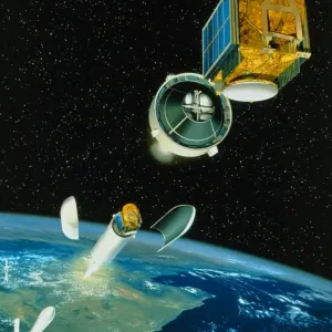 Ariane 5 Satellite Launch Sequence Print Ariane 5 Satellite Launch Sequence Print