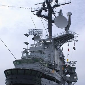 Bridge of USS Intrepid aircraft carrier