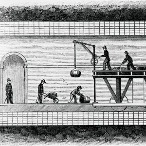 Brunels tunnelling shield