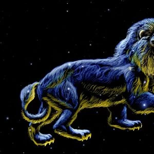 Constellation of Leo, artwork