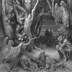 Dantes Inferno, suicides and the Harpies