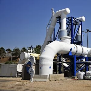 Desalination plant main water pipe