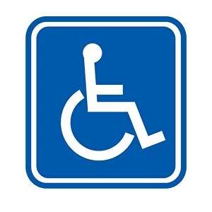 Disability sign, computer artwork