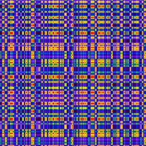 DNA sequence, artwork F008 / 3425