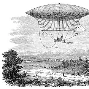 Giffards steam airship, 1852