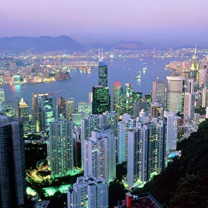 Hong Kong at dawn