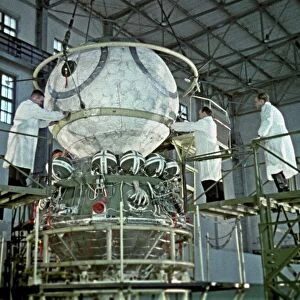 Installation of Vostok spacecraft