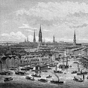 Kehrwieder, Hamburg, 19th Century Germany C018 / 7063