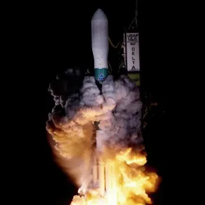 Delta II 7925 rocket launch print Delta II 7925 rocket launch print