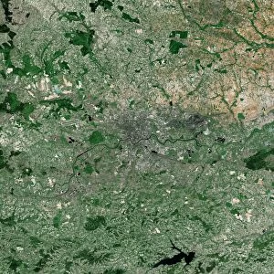 Krakow, satellite image