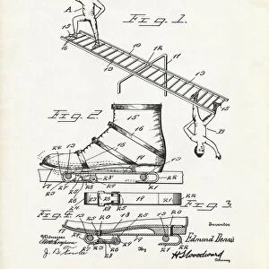 Ladder gripping attachment patent, 1913 C024 / 3612