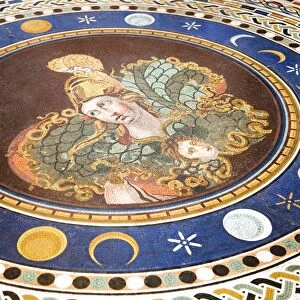 Lunar phases, 3rd century Roman mosaic