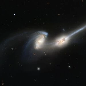 Mice colliding galaxies