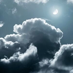 Moonlit clouds