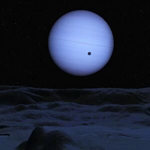 Neptune from Triton, artwork
