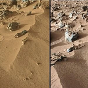 Rocknest site, Mars, Curiosity images C015 / 6512