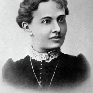 Print of Sofia Kovalevskaya in 1871