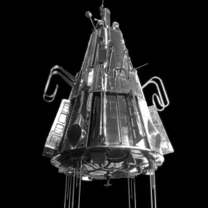 Sputnik 3 Print: Conical spacecraft in orbit Sputnik 3 Print: Conical spacecraft in orbit