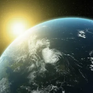 Sunrise over Earth Print Sunrise over Earth Print