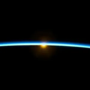 Sunset from Earth Orbit Print Sunset from Earth Orbit Print