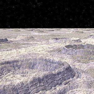 Surface of Callisto, a Jovian moon