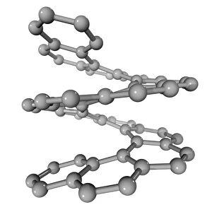 Tetradecahelicene molecule