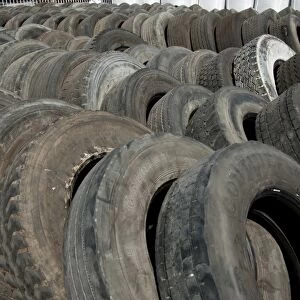 Tires before recycling