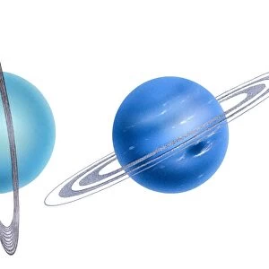 Uranus and Neptune, artwork C017 / 0781