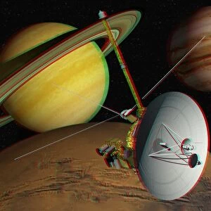 Voyager spacecraft, stereo image