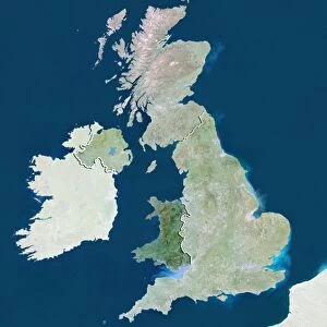 Wales, United Kingdom, satellite image C014 / 0084