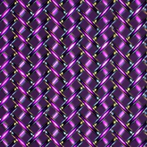 Woven stainless steel, light micrograph