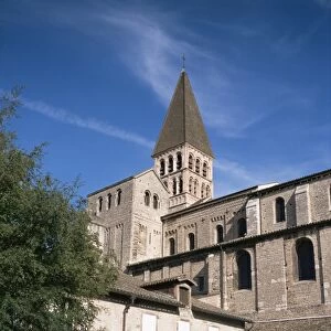 Abbey of St. Philibert, Tournus, Burgundy, France, Europe