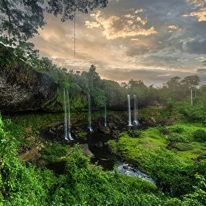Agbokim waterfall, Ikom, Nigeria, West Africa, Africa