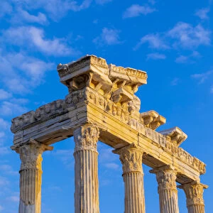 Apollo Temple, Side, Antalya Province, Turkey, Asia Minor, Eurasia